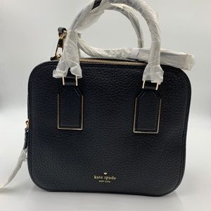 Kate Spade Bag Cecil Court Black Leather Satchel